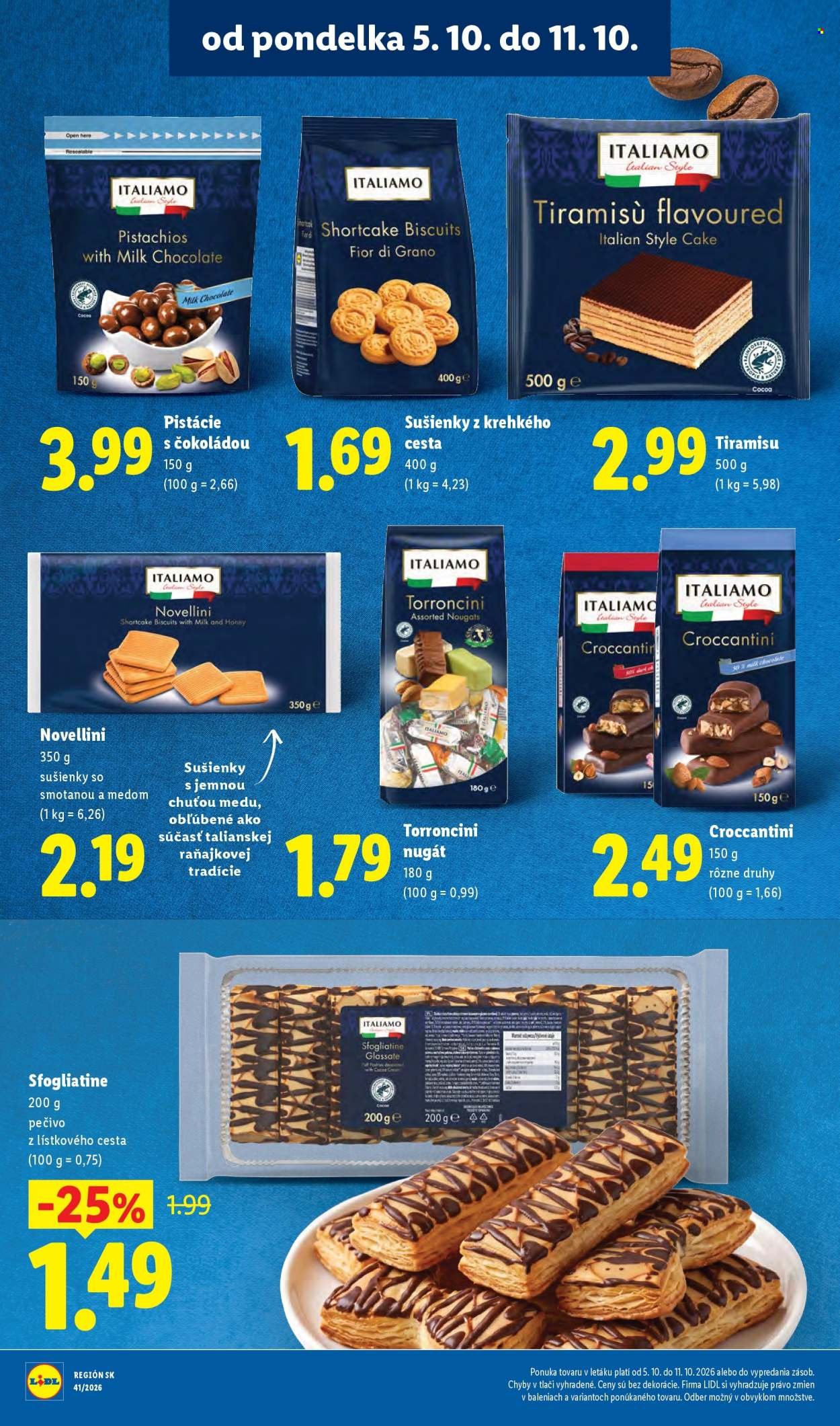 LIDL leták - Od pondelka 5.10.2026