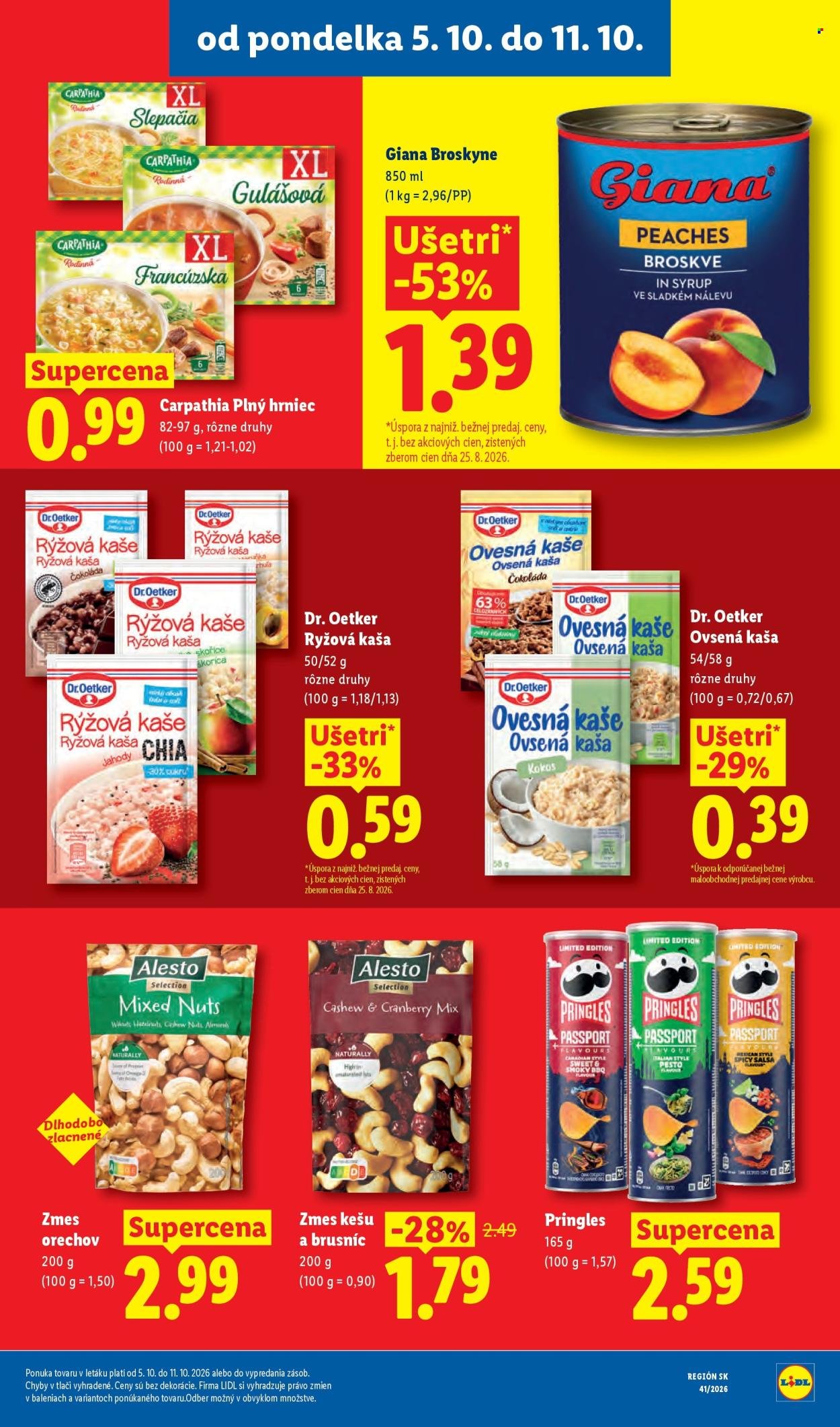 LIDL leták - Od pondelka 5.10.2026