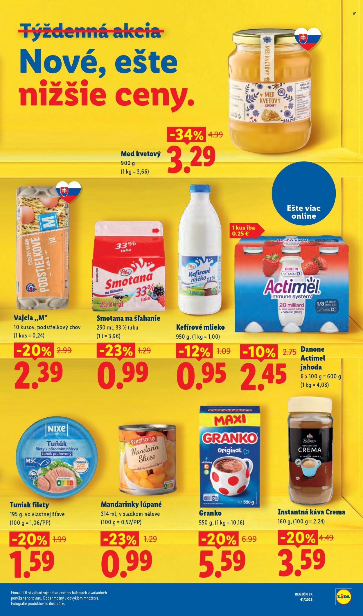 LIDL leták - Od pondelka 5.10.2026