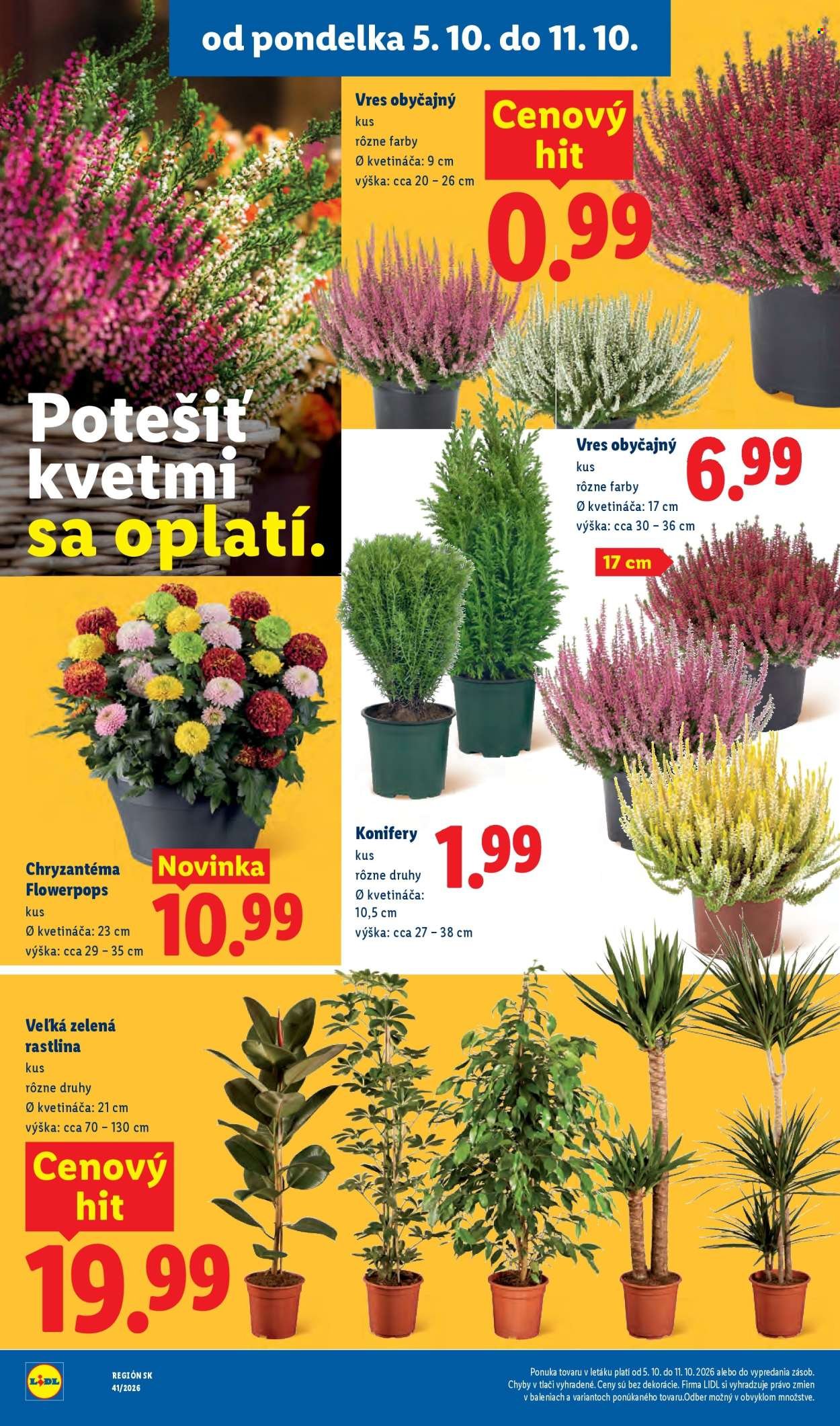 LIDL leták - Od pondelka 5.10.2026
