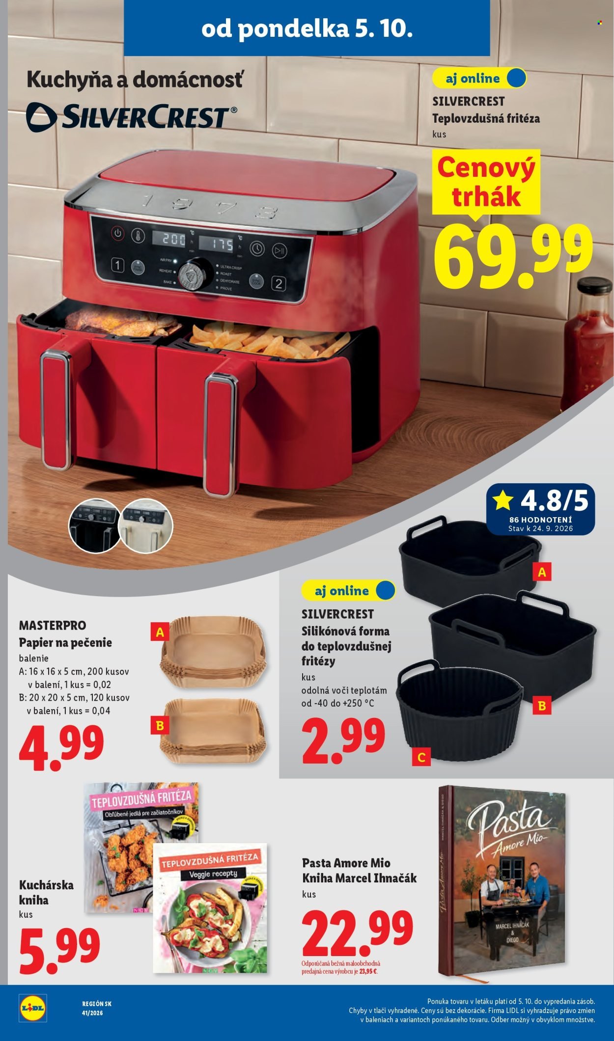 LIDL leták - Od pondelka 5.10.2026