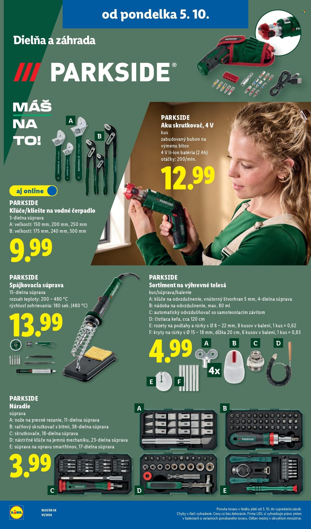 LIDL leták - Od pondelka 5.10.2026