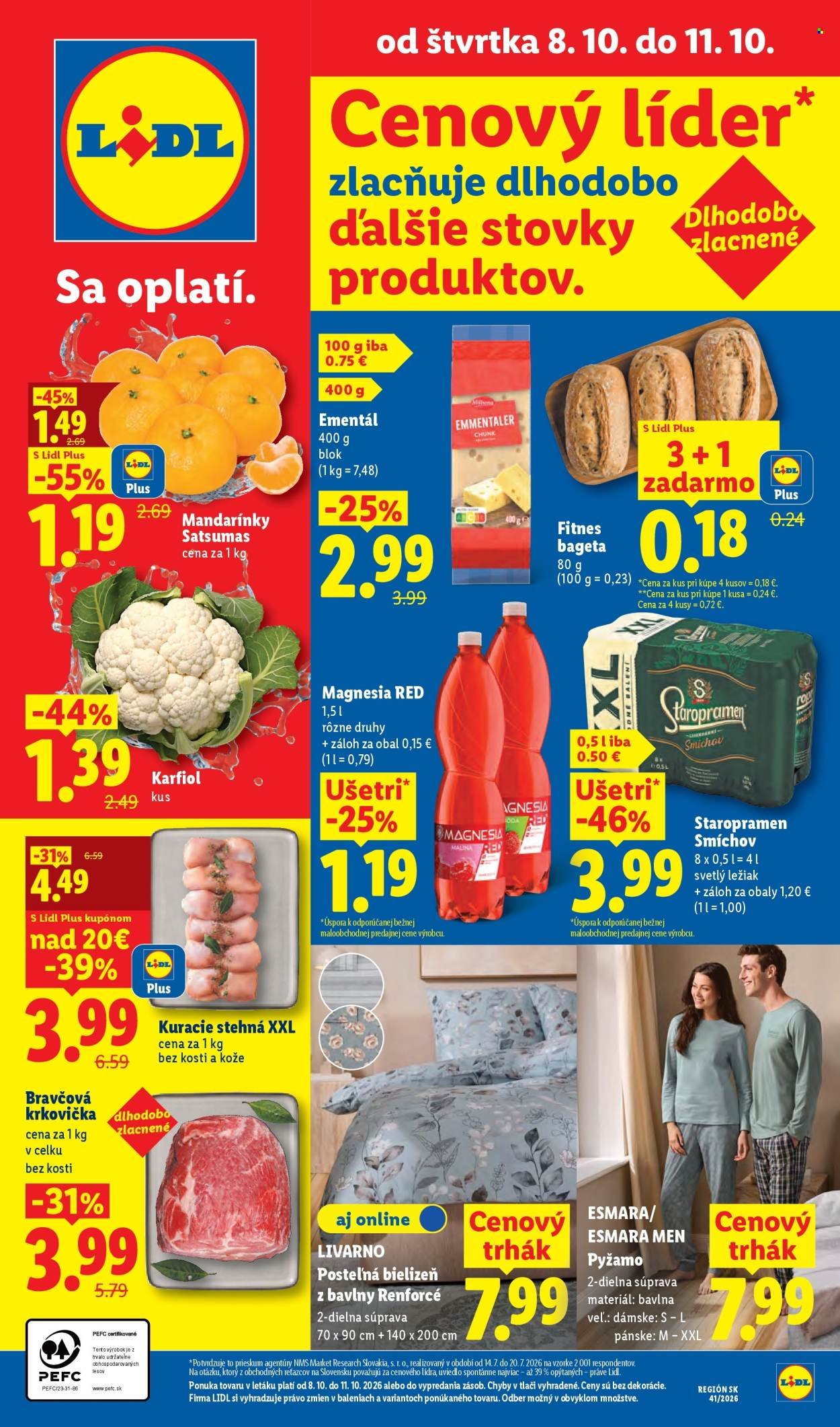 LIDL leták - Od pondelka 5.10.2026