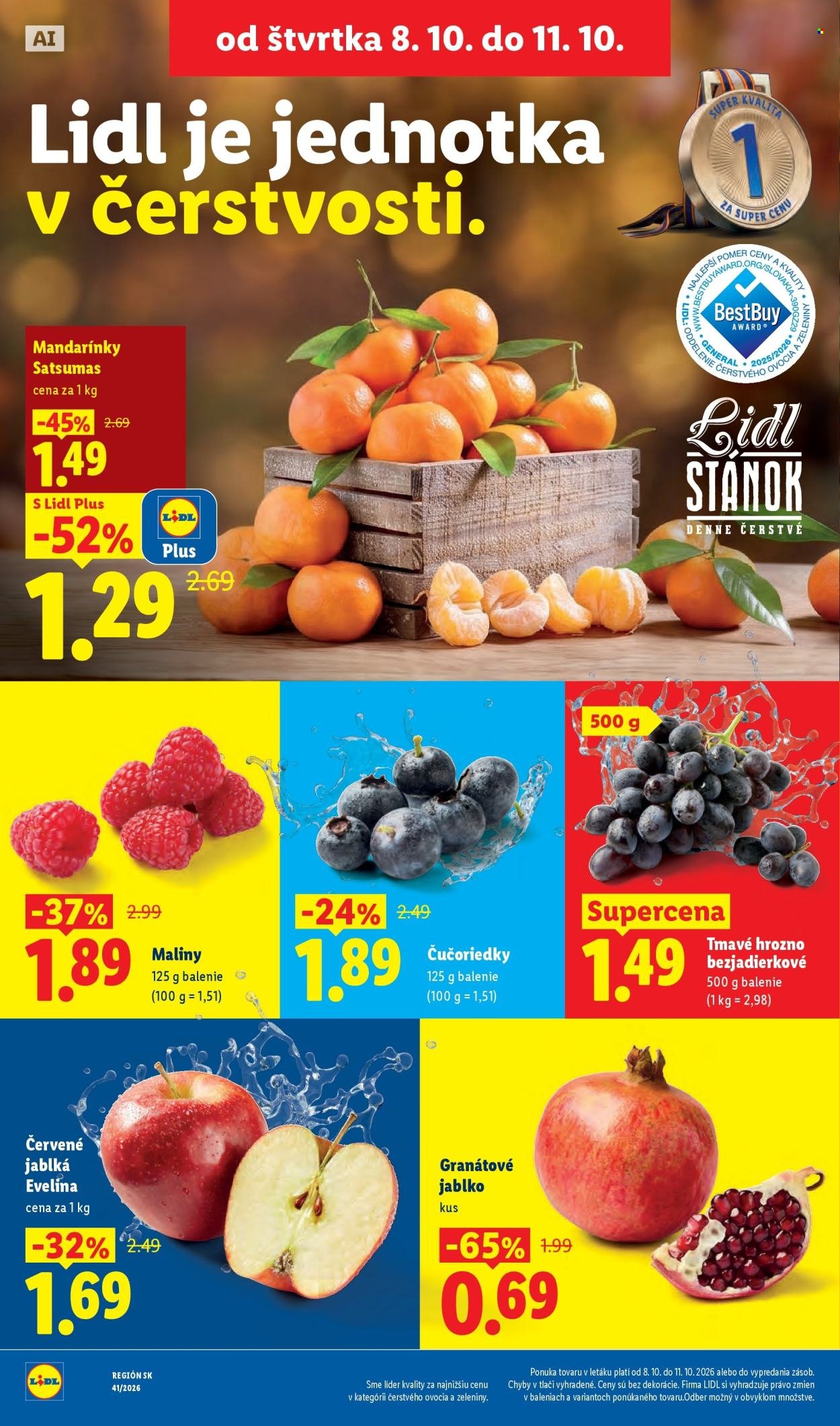 LIDL leták - Od pondelka 5.10.2026