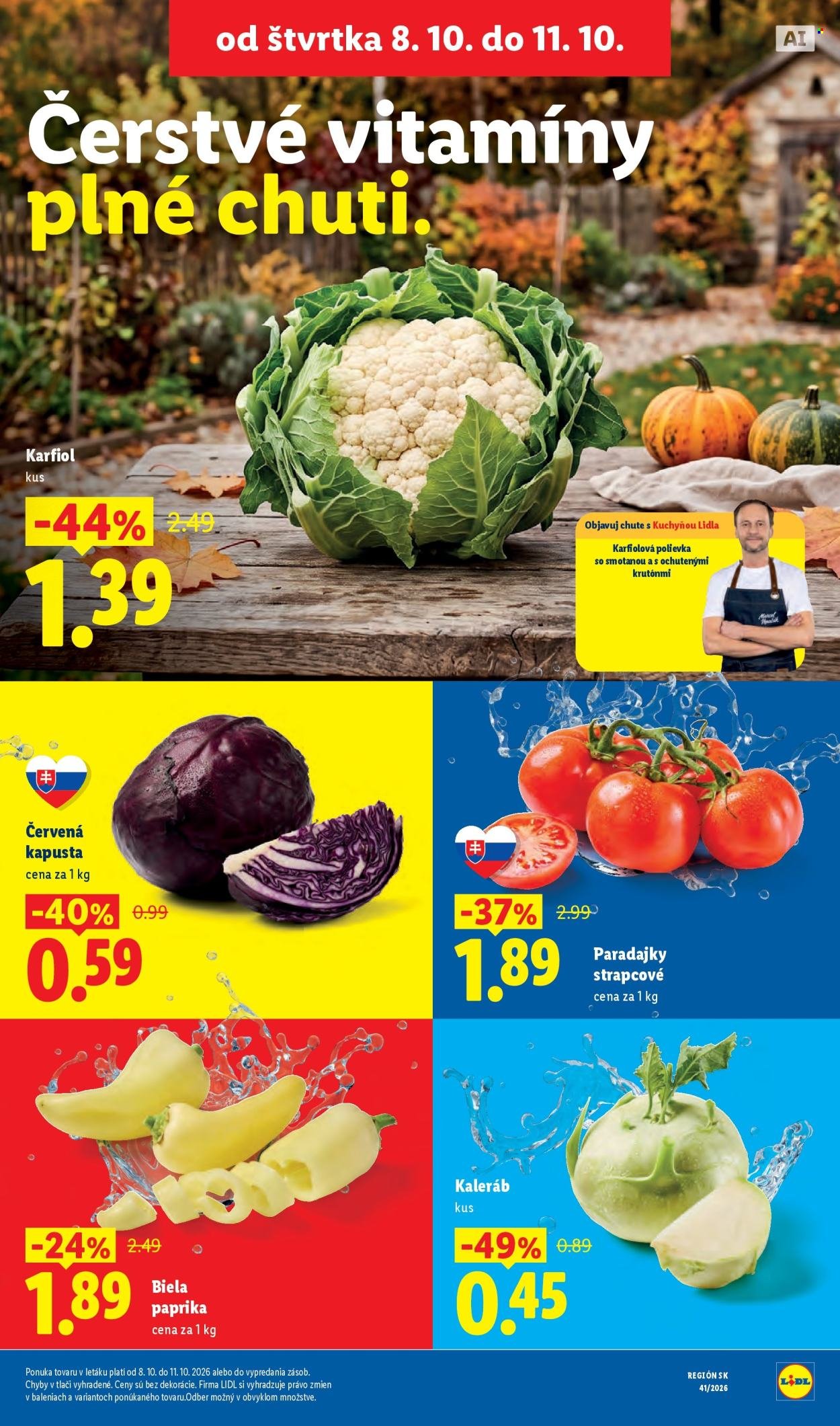 LIDL leták - Od pondelka 5.10.2026