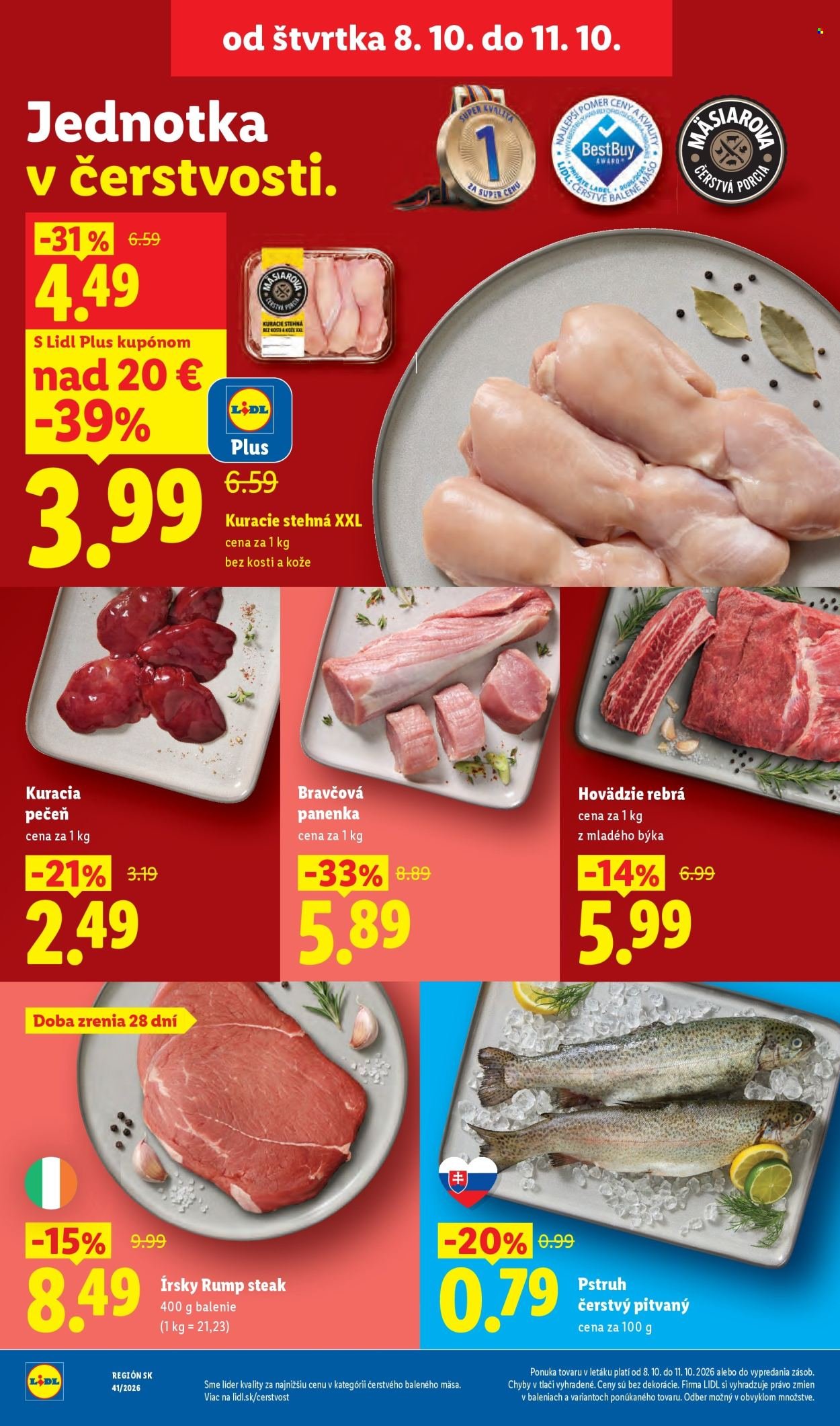 LIDL leták - Od pondelka 5.10.2026