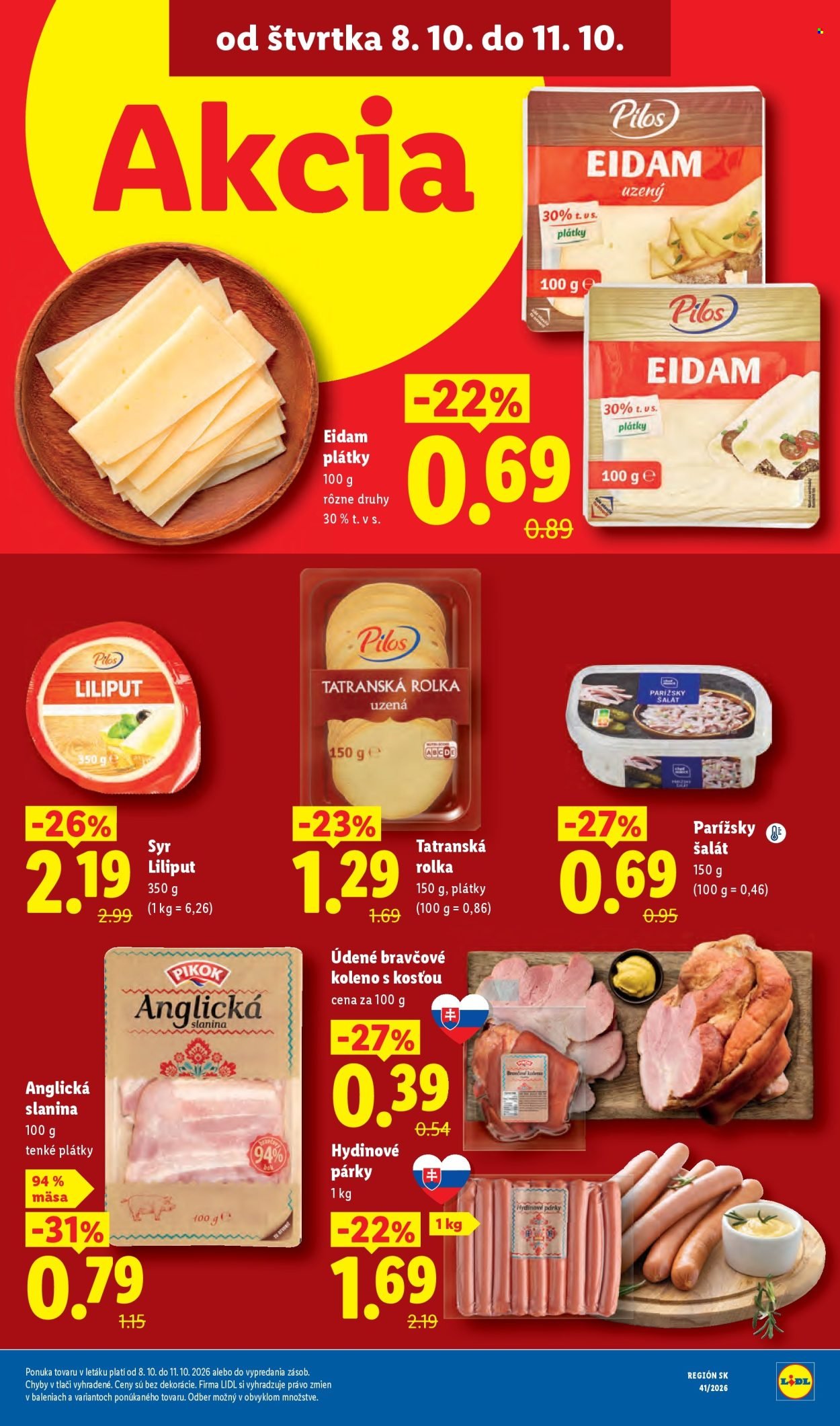 LIDL leták - Od pondelka 5.10.2026