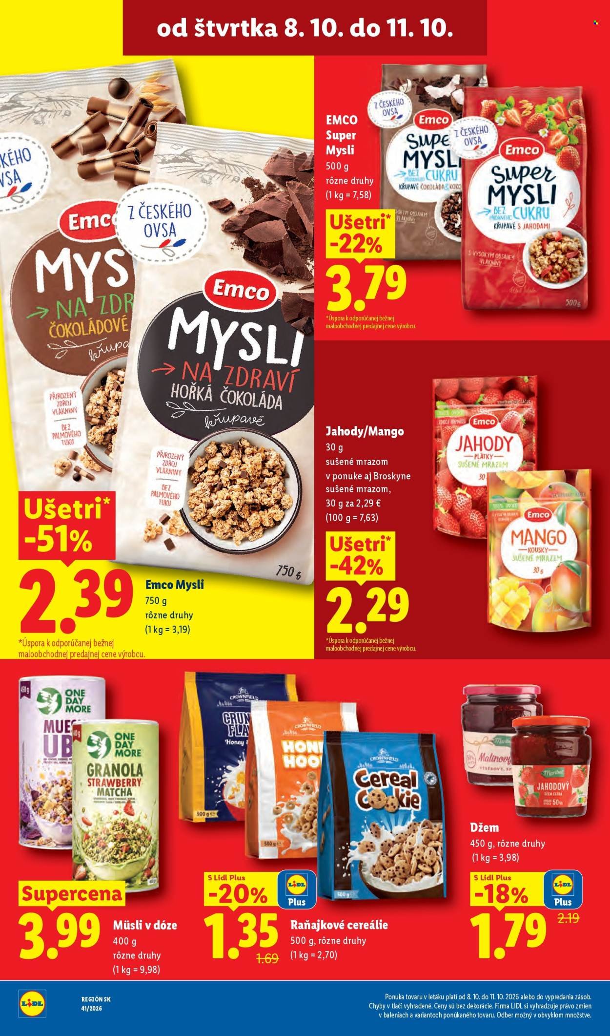 LIDL leták - Od pondelka 5.10.2026