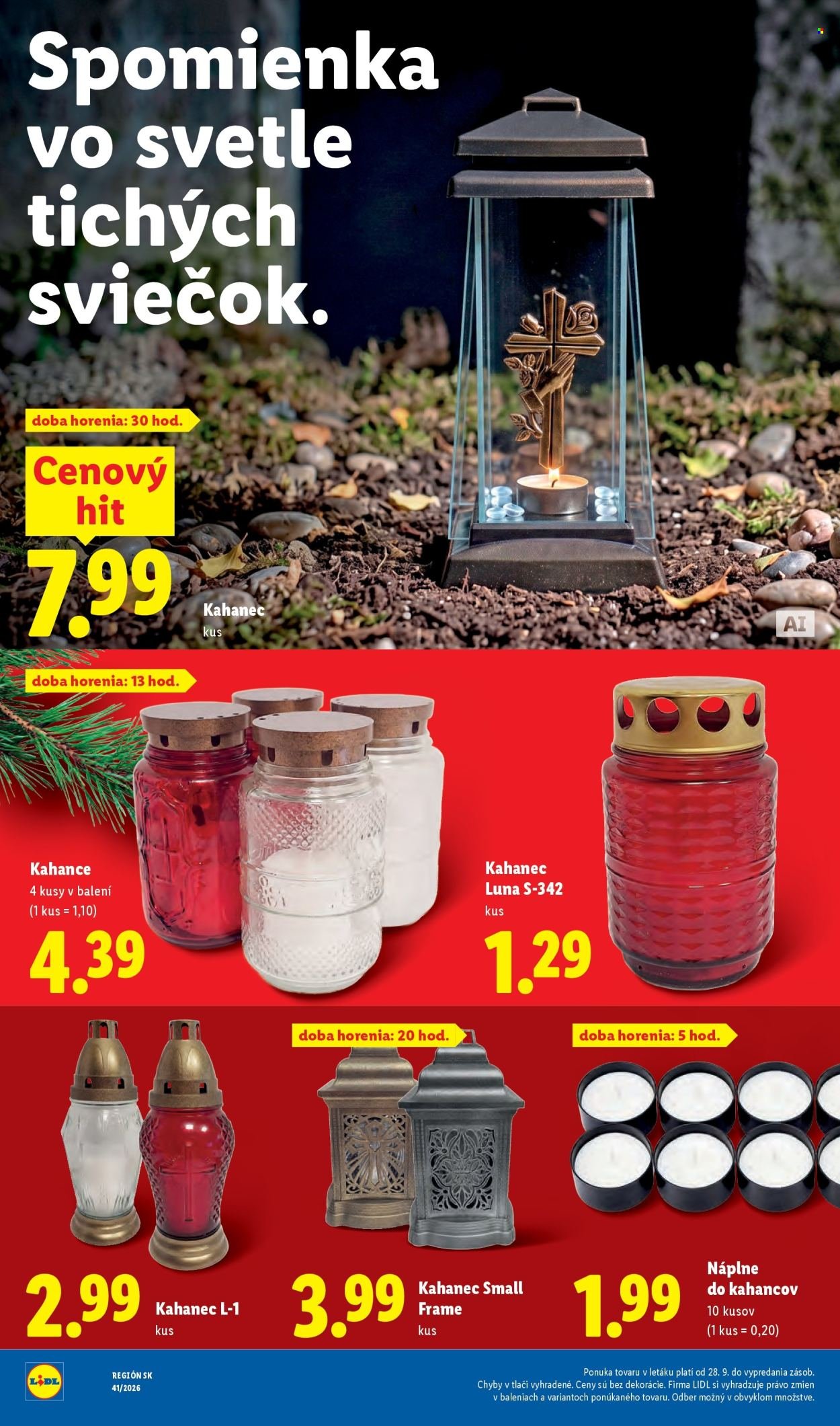LIDL leták - Od pondelka 5.10.2026