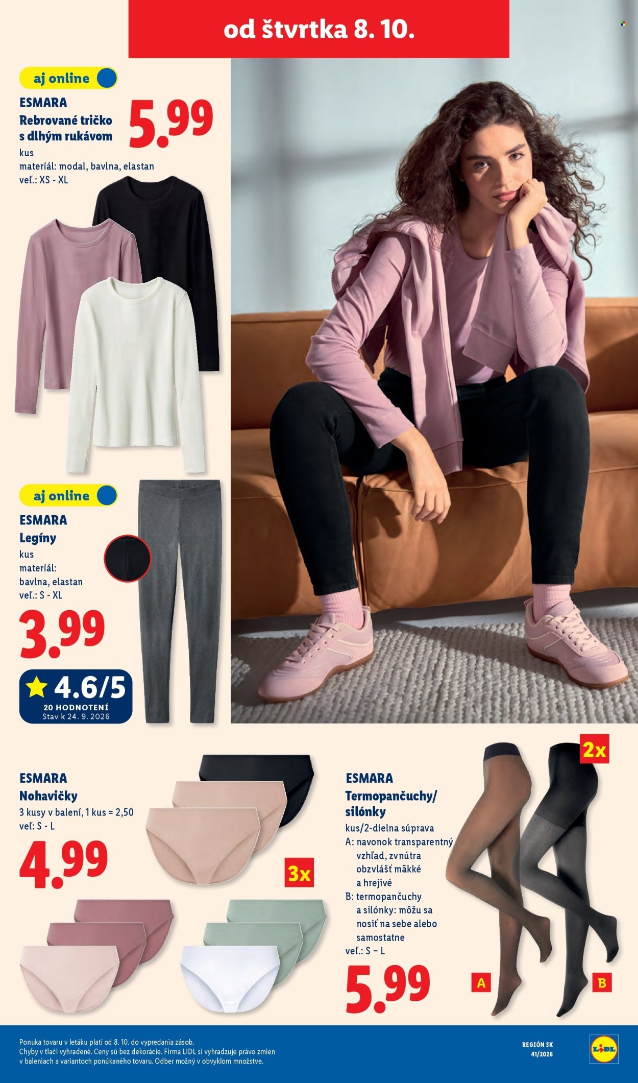 LIDL leták - Od pondelka 5.10.2026