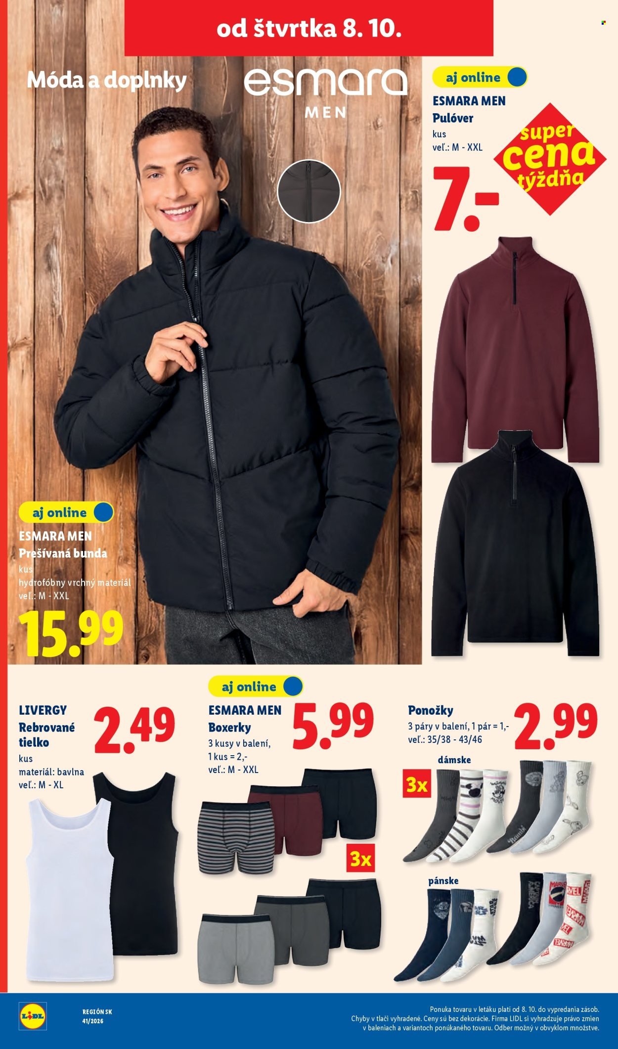 LIDL leták - Od pondelka 5.10.2026
