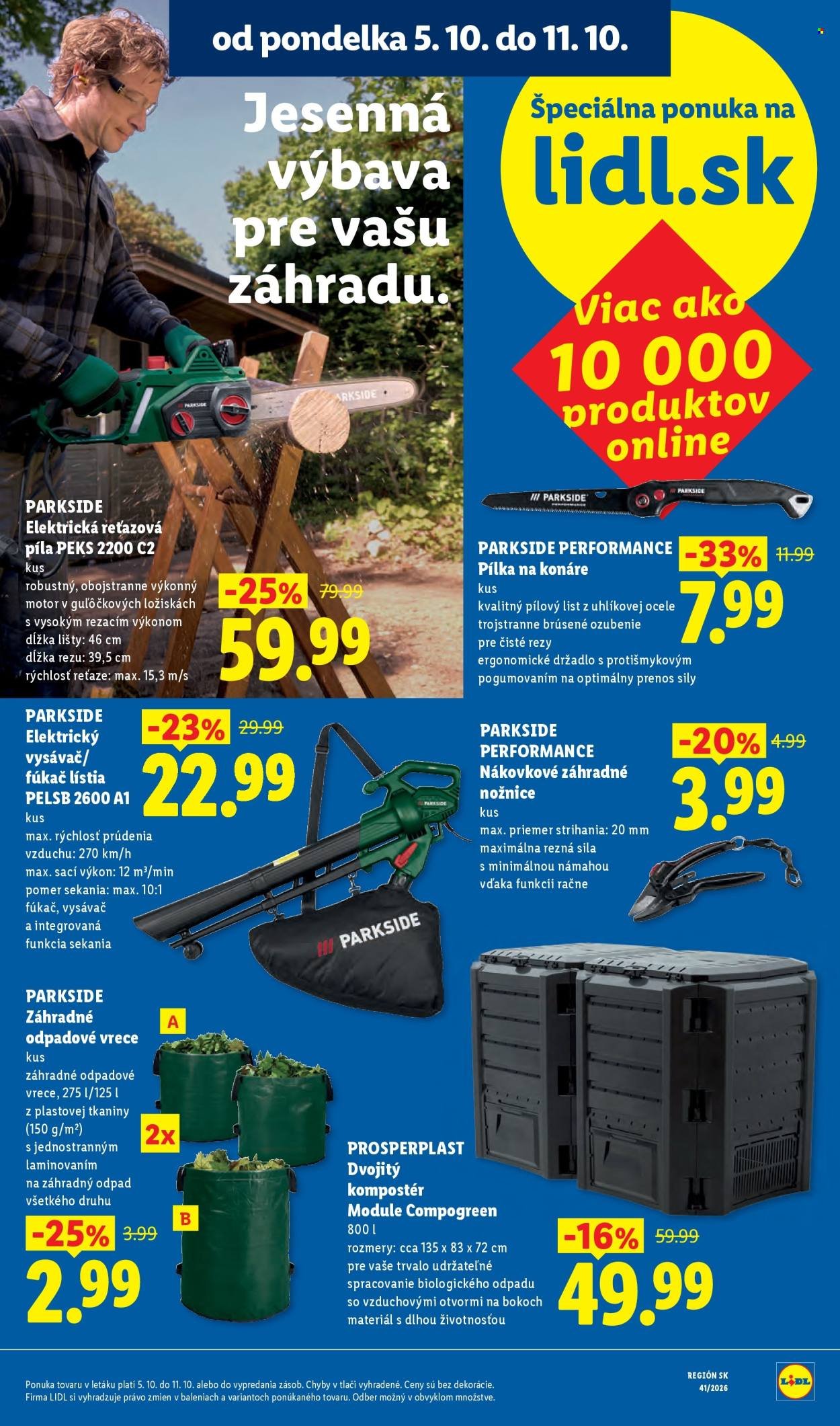 LIDL leták - Od pondelka 5.10.2026