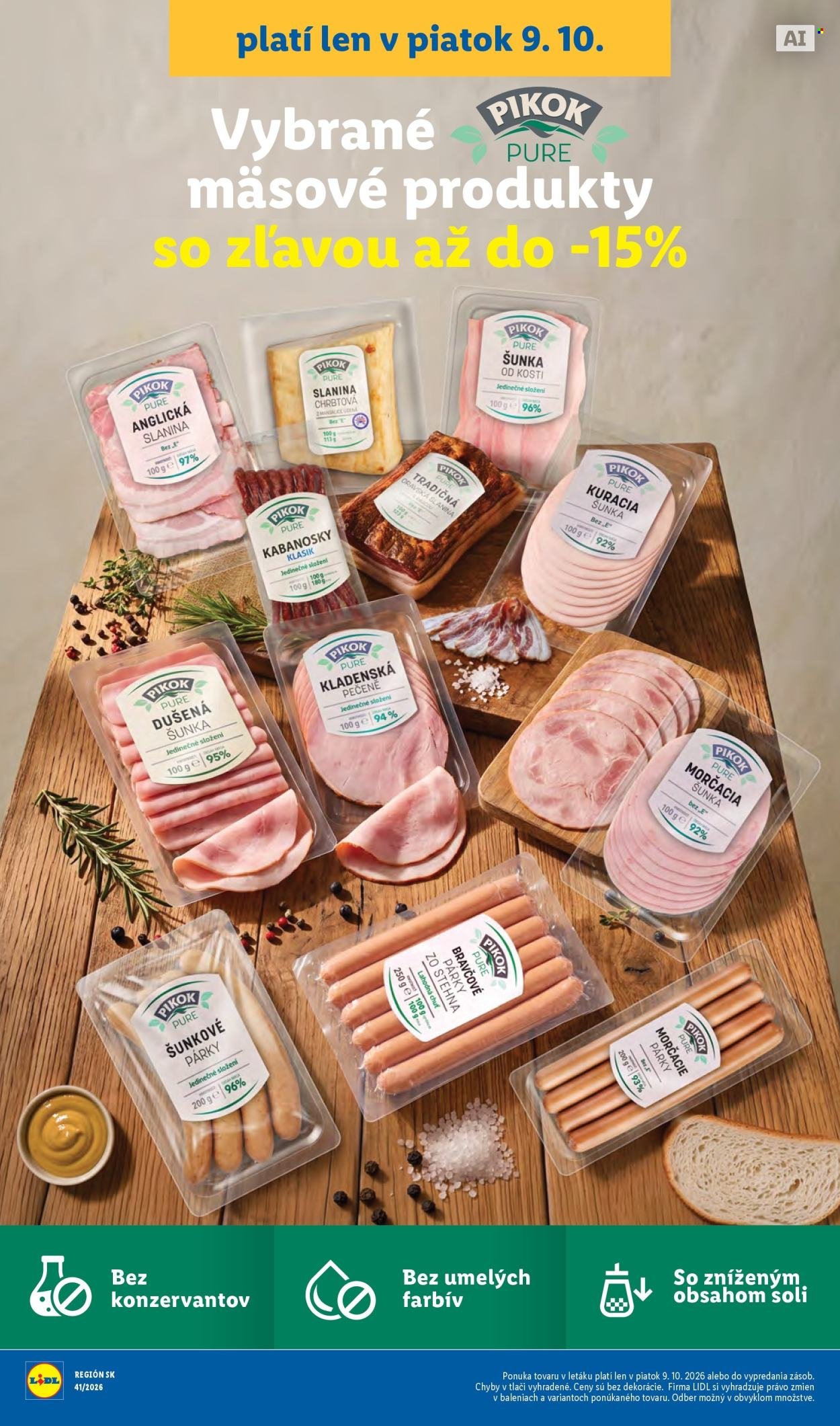 LIDL leták - Od pondelka 5.10.2026