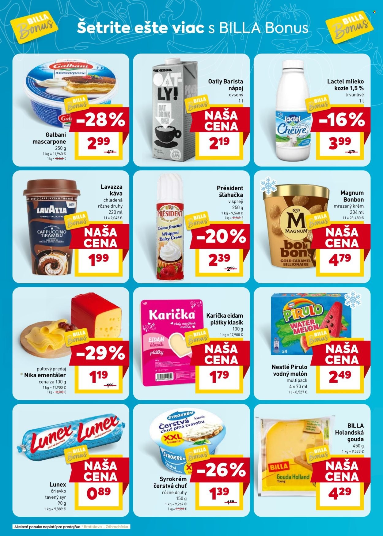 BILLA leták - Bonus leták