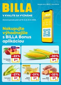 BILLA leták - Bonus leták