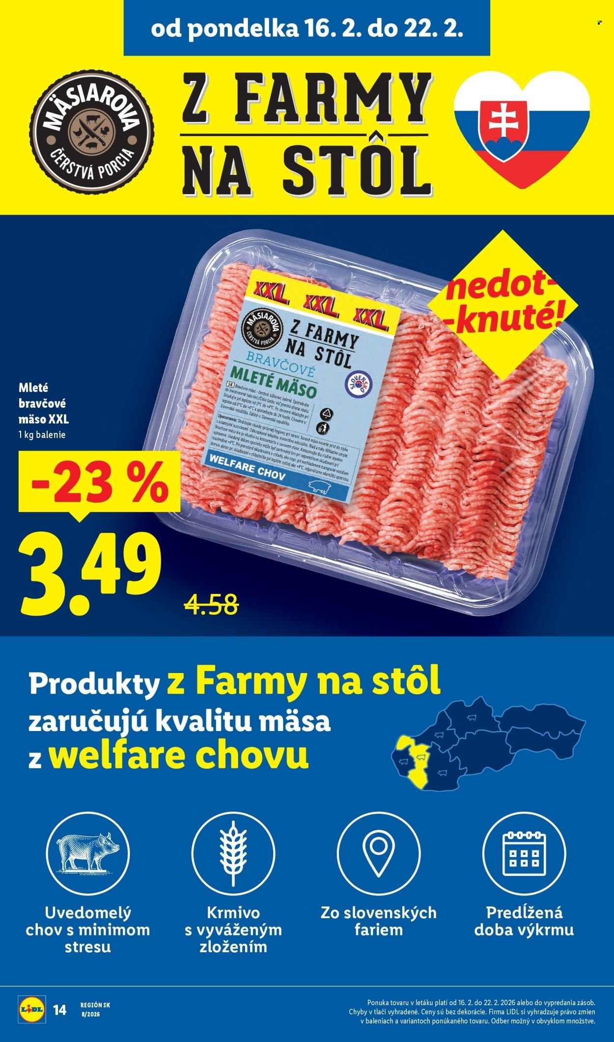 LIDL leták - Od pondelka 16.2.2026 (2026-02-16 - 2026-02-22) | 14