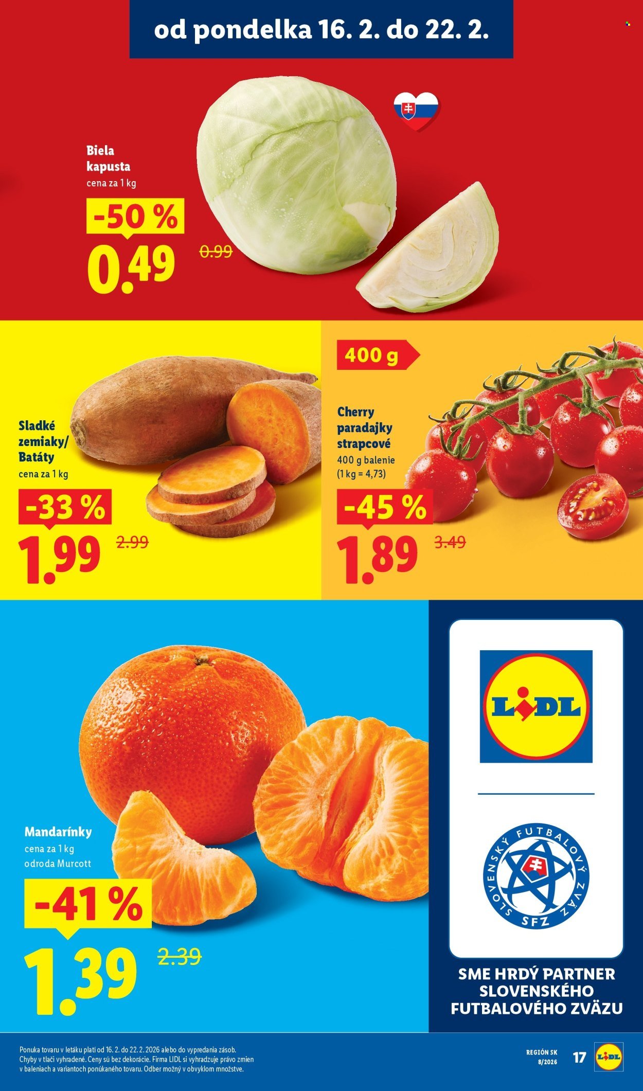 LIDL leták - Od pondelka 16.2.2026 (2026-02-16 - 2026-02-22) | 17