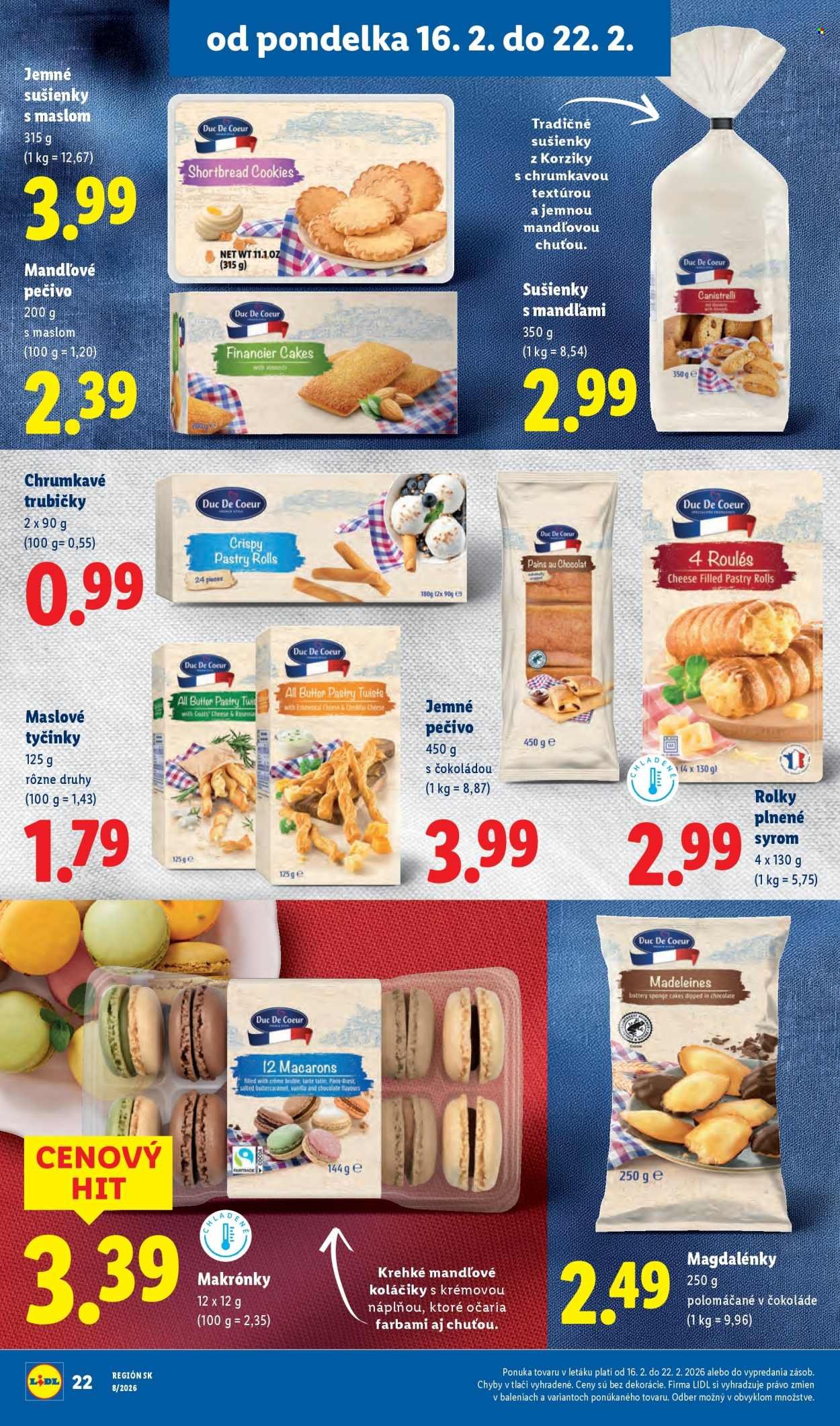 LIDL leták - Od pondelka 16.2.2026 (2026-02-16 - 2026-02-22) | 22