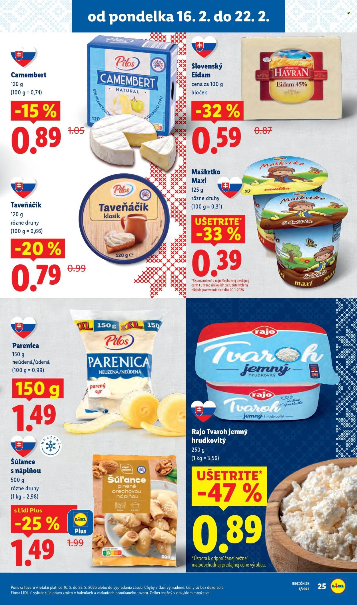 LIDL leták - Od pondelka 16.2.2026 (2026-02-16 - 2026-02-22) | 27