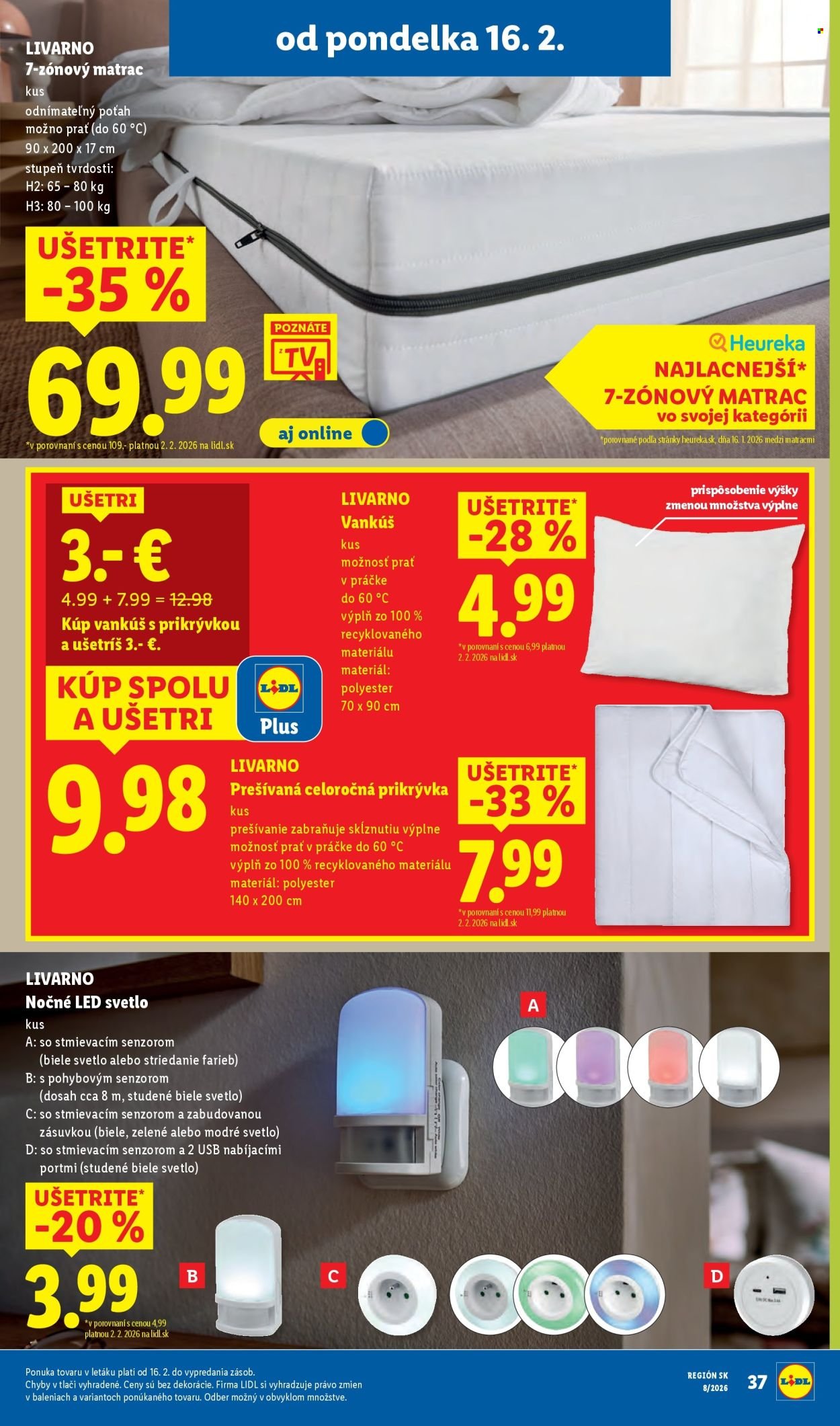 LIDL leták - Od pondelka 16.2.2026 (2026-02-16 - 2026-02-22) | 45