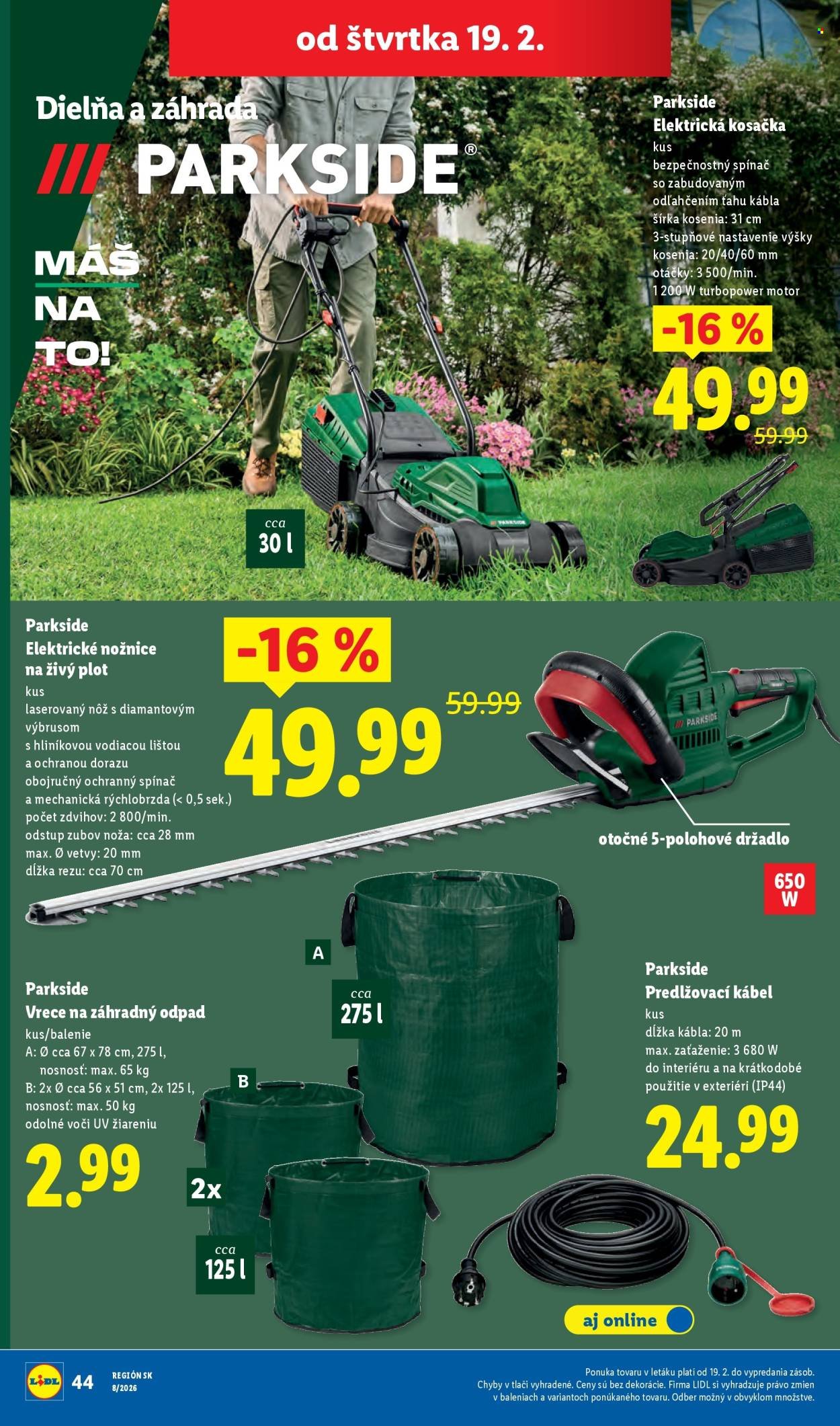 LIDL leták - Od pondelka 16.2.2026 (2026-02-16 - 2026-02-22) | 76