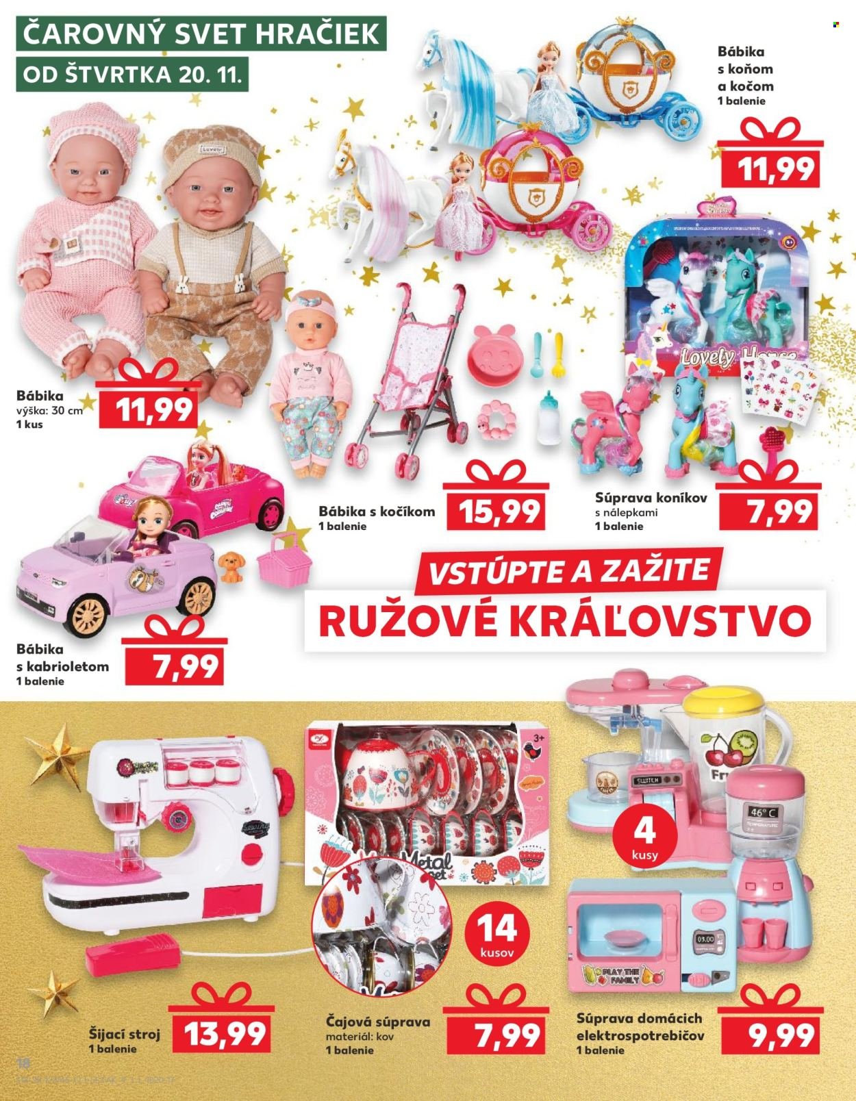 KAUFLAND leták - VSTÚPTE A ZAŽITE ČAROVNÝ SVET HRAČIEK! (2025-11-06 - 2025-11-26) | 18