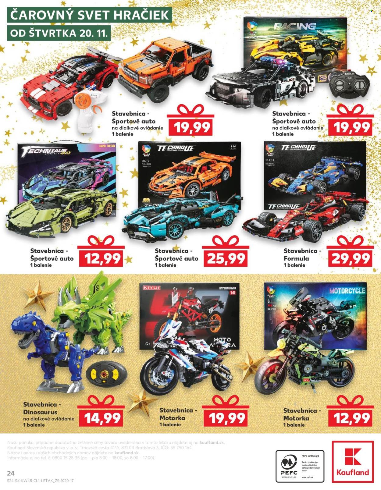 KAUFLAND leták - VSTÚPTE A ZAŽITE ČAROVNÝ SVET HRAČIEK! (2025-11-06 - 2025-11-26) | 24