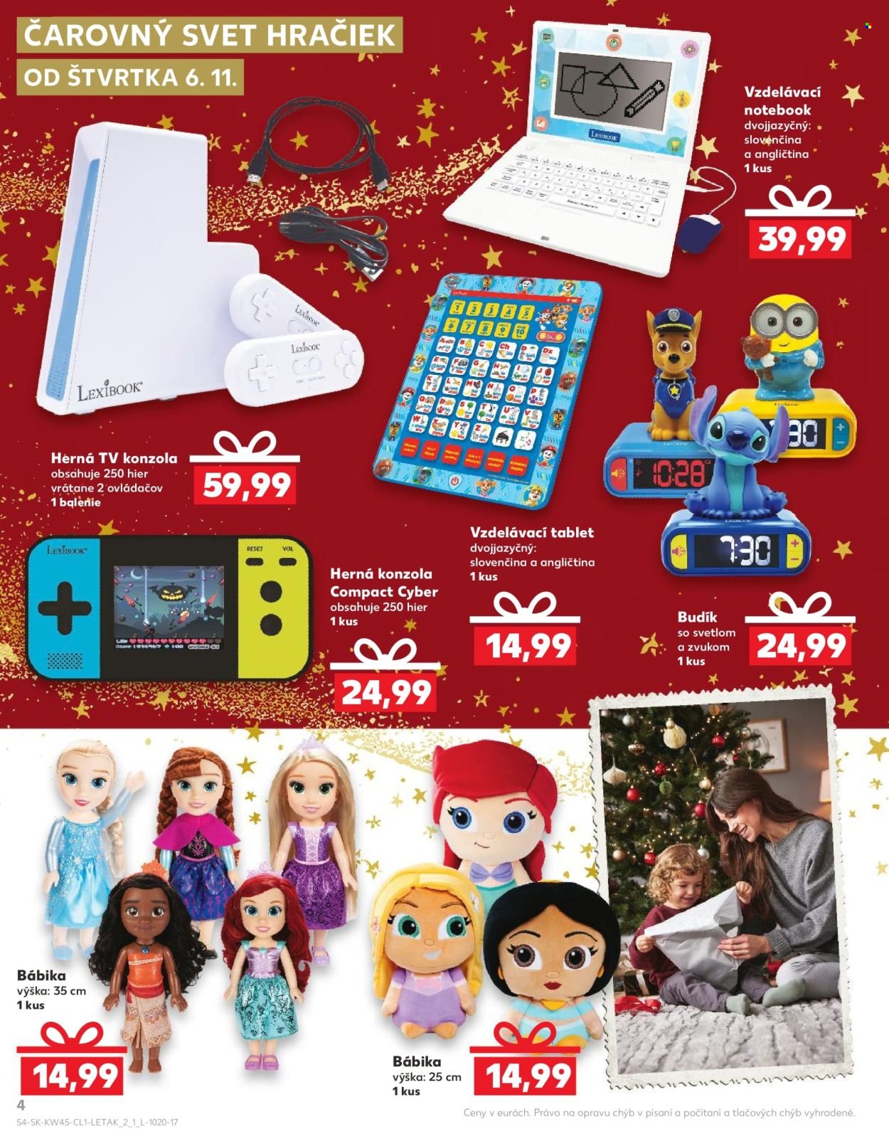 KAUFLAND leták - VSTÚPTE A ZAŽITE ČAROVNÝ SVET HRAČIEK! (2025-11-06 - 2025-11-26) | 4