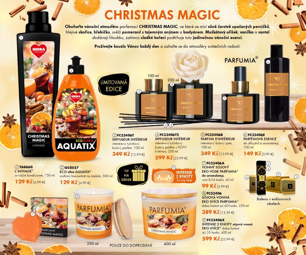 DEDRA leták - Mandarine florale - Catalogue 10 (2025-09-21 - 2025-12-15) | 13