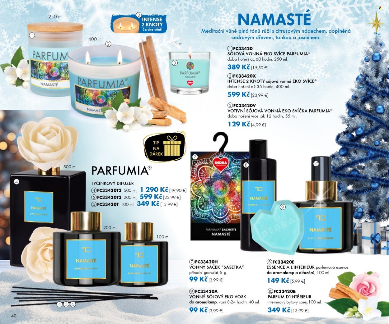 DEDRA leták - Mandarine florale - Catalogue 10 (2025-09-21 - 2025-12-15) | 40