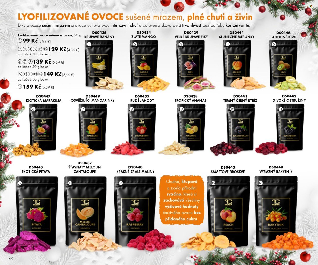 DEDRA leták - Mandarine florale - Catalogue 10 (2025-09-21 - 2025-12-15) | 66