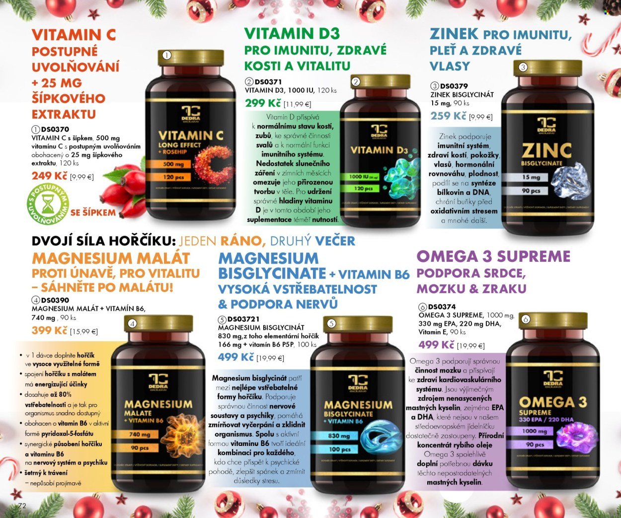 DEDRA leták - Mandarine florale - Catalogue 10 (2025-09-21 - 2025-12-15) | 72