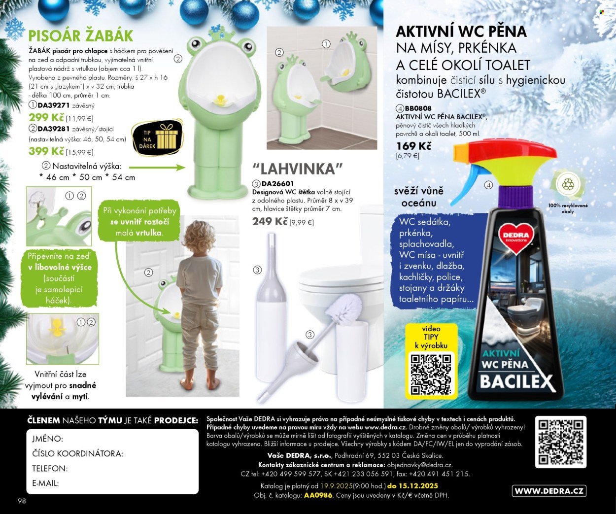 DEDRA leták - Mandarine florale - Catalogue 10 (2025-09-21 - 2025-12-15) | 98