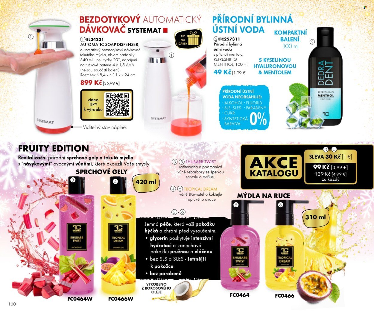 DEDRA leták - Mandarine florale - Catalogue 10 (2025-09-21 - 2025-12-15) | 100