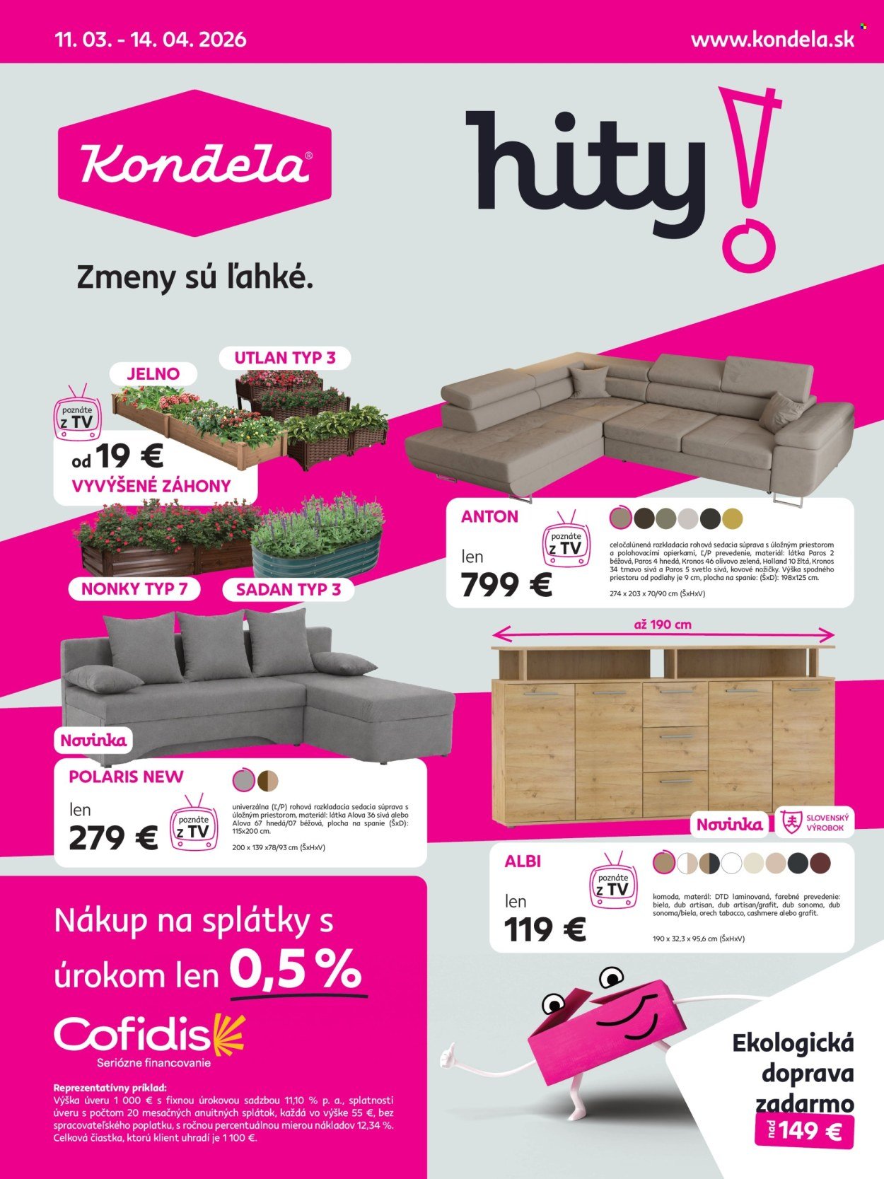 KONDELA leták - hity! (2026-03-11 - 2026-04-14) | 1