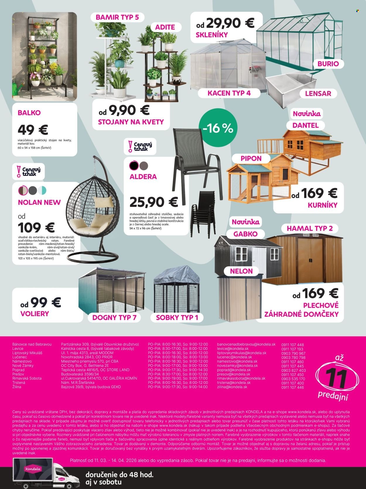 KONDELA leták - hity! (2026-03-11 - 2026-04-14) | 8