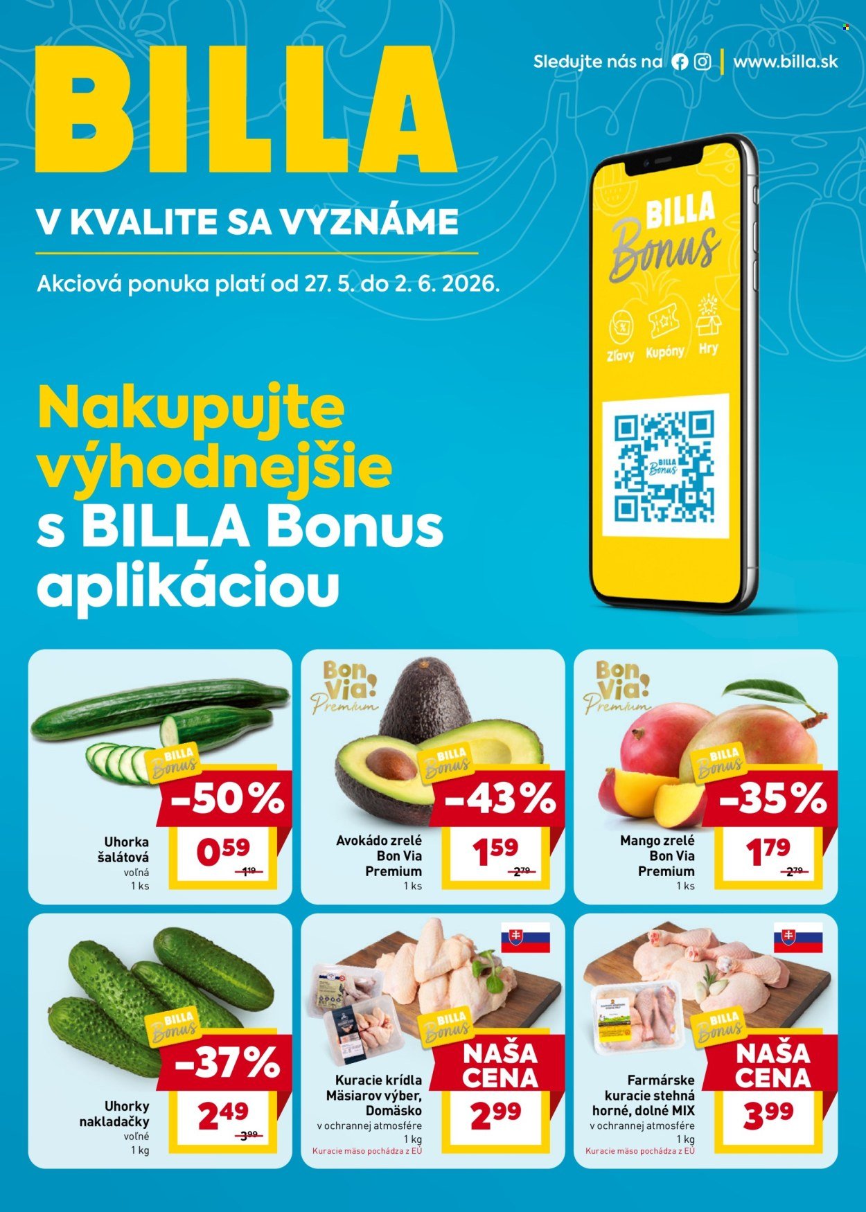 BILLA leták - Bonus leták