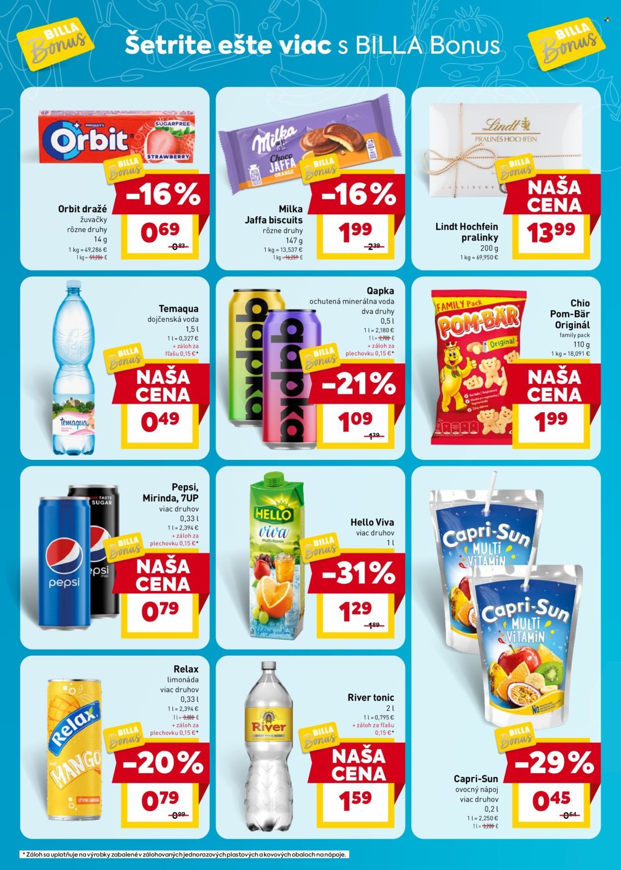 BILLA leták - Bonus leták