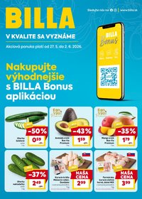 BILLA leták - Bonus leták