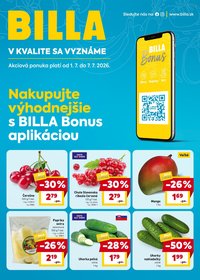 BILLA leták - Bonus leták