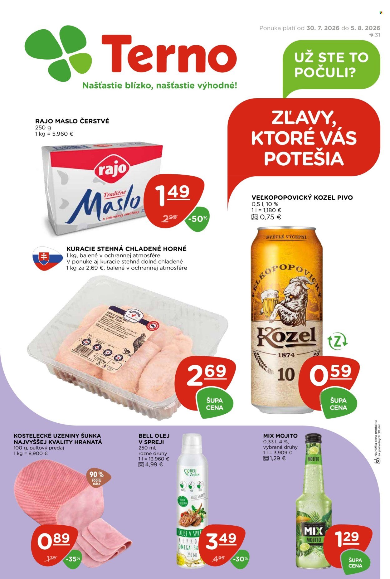 TERNO leták - Od štvrtka 30.7.2026