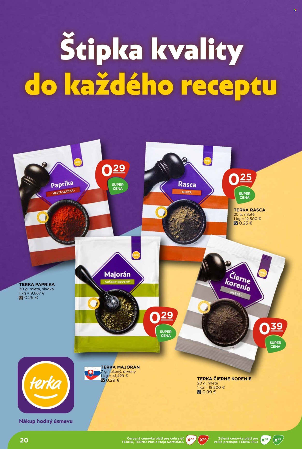 TERNO leták - Od štvrtka 30.7.2026