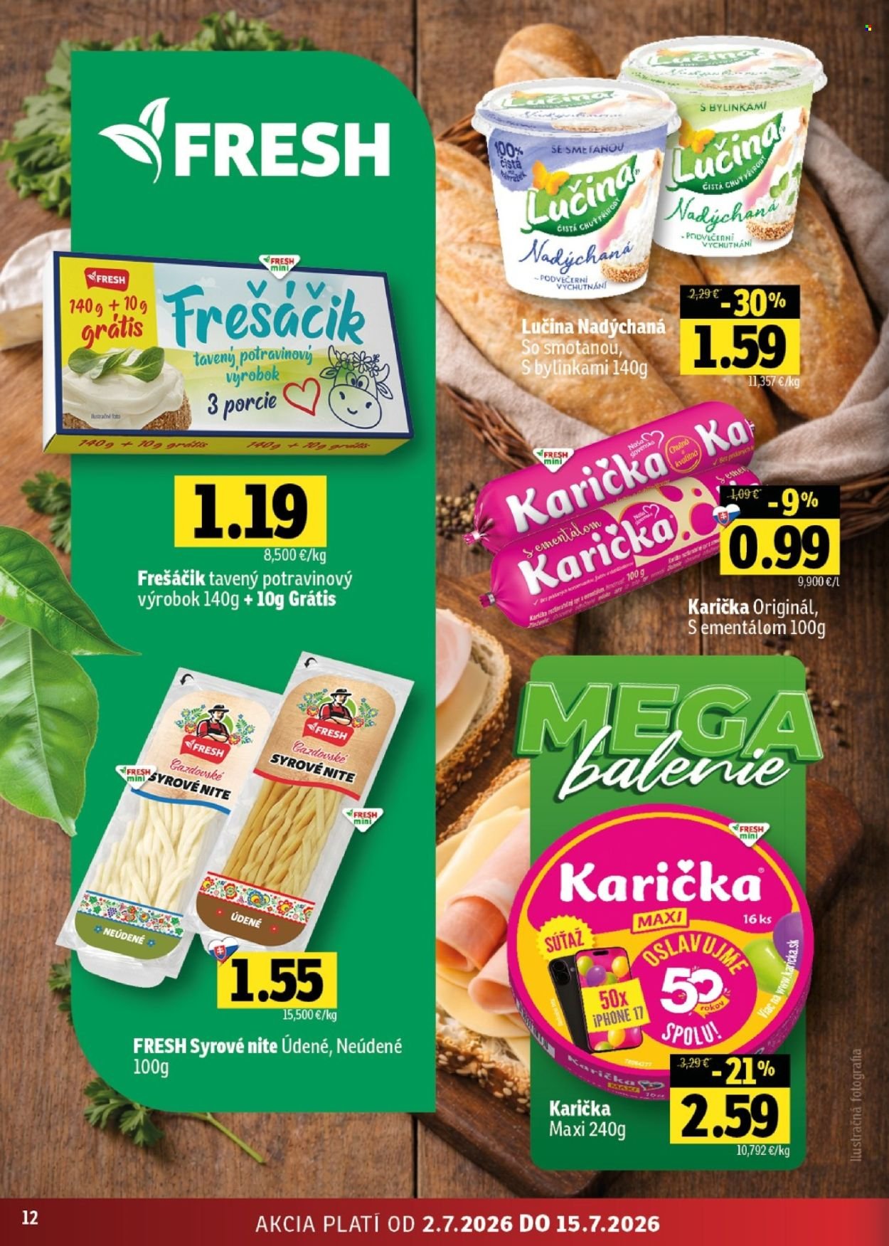 FRESH leták - Stredné a západné Slovensko