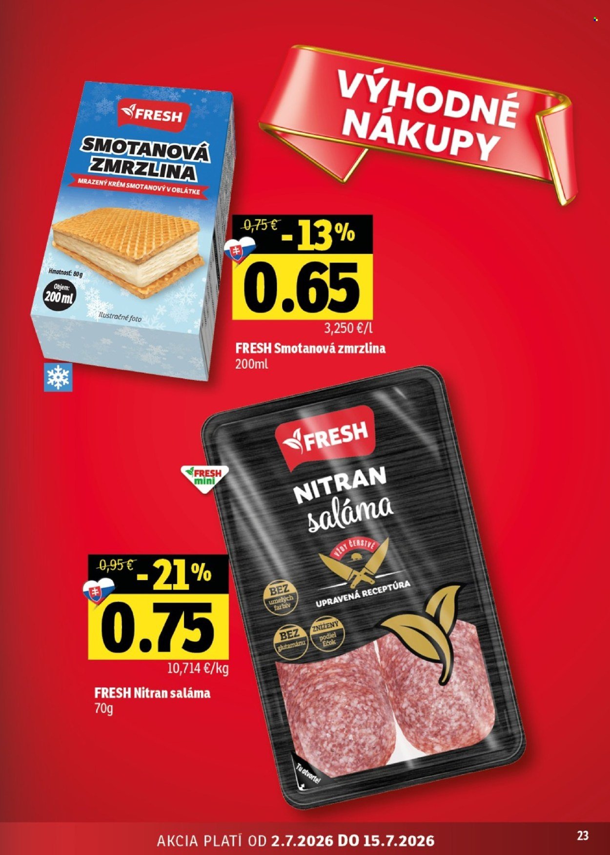 FRESH leták - Stredné a západné Slovensko