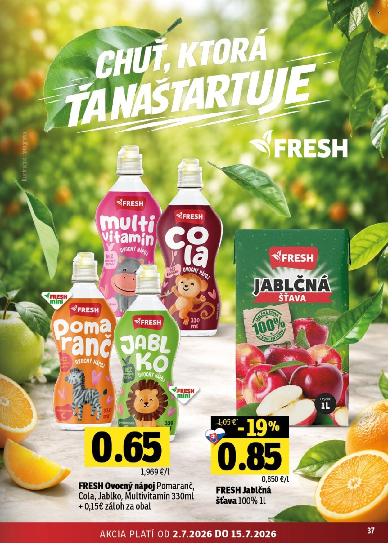 FRESH leták - Stredné a západné Slovensko