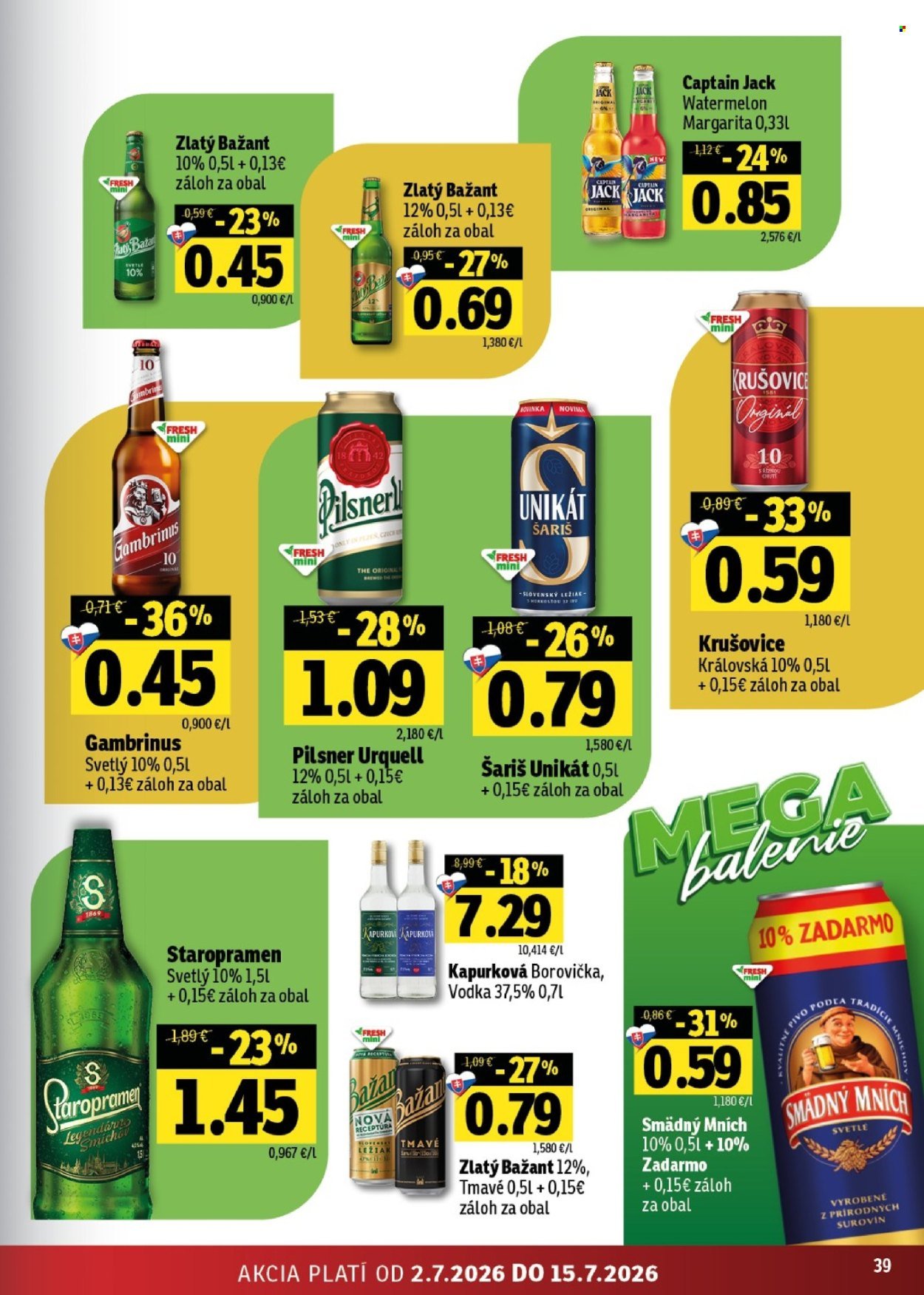 FRESH leták - Stredné a západné Slovensko