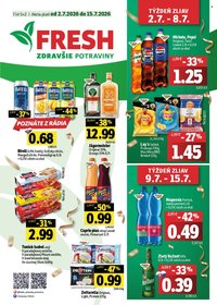 FRESH leták - Stredné a západné Slovensko