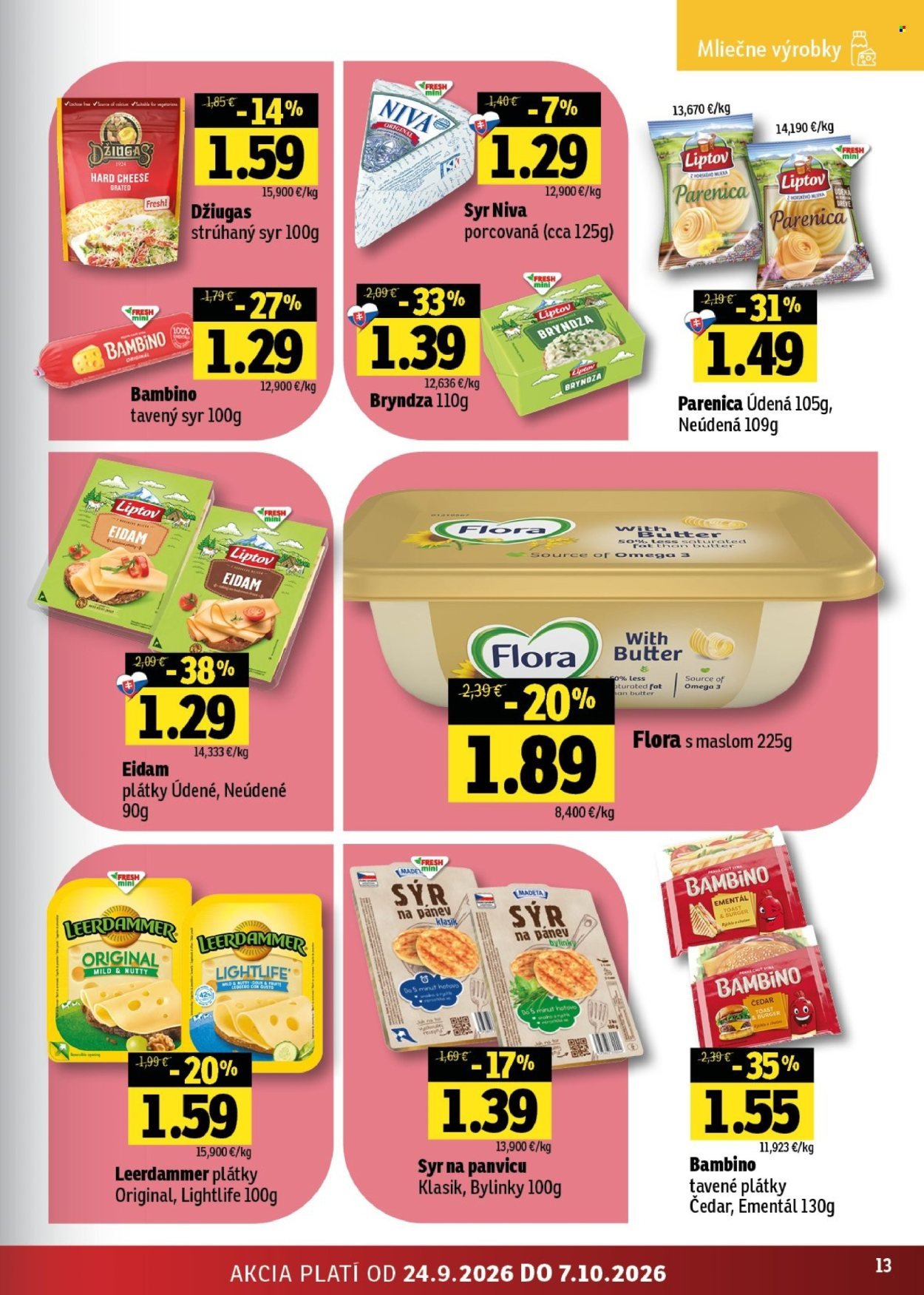 FRESH leták - Stredné a západné Slovensko