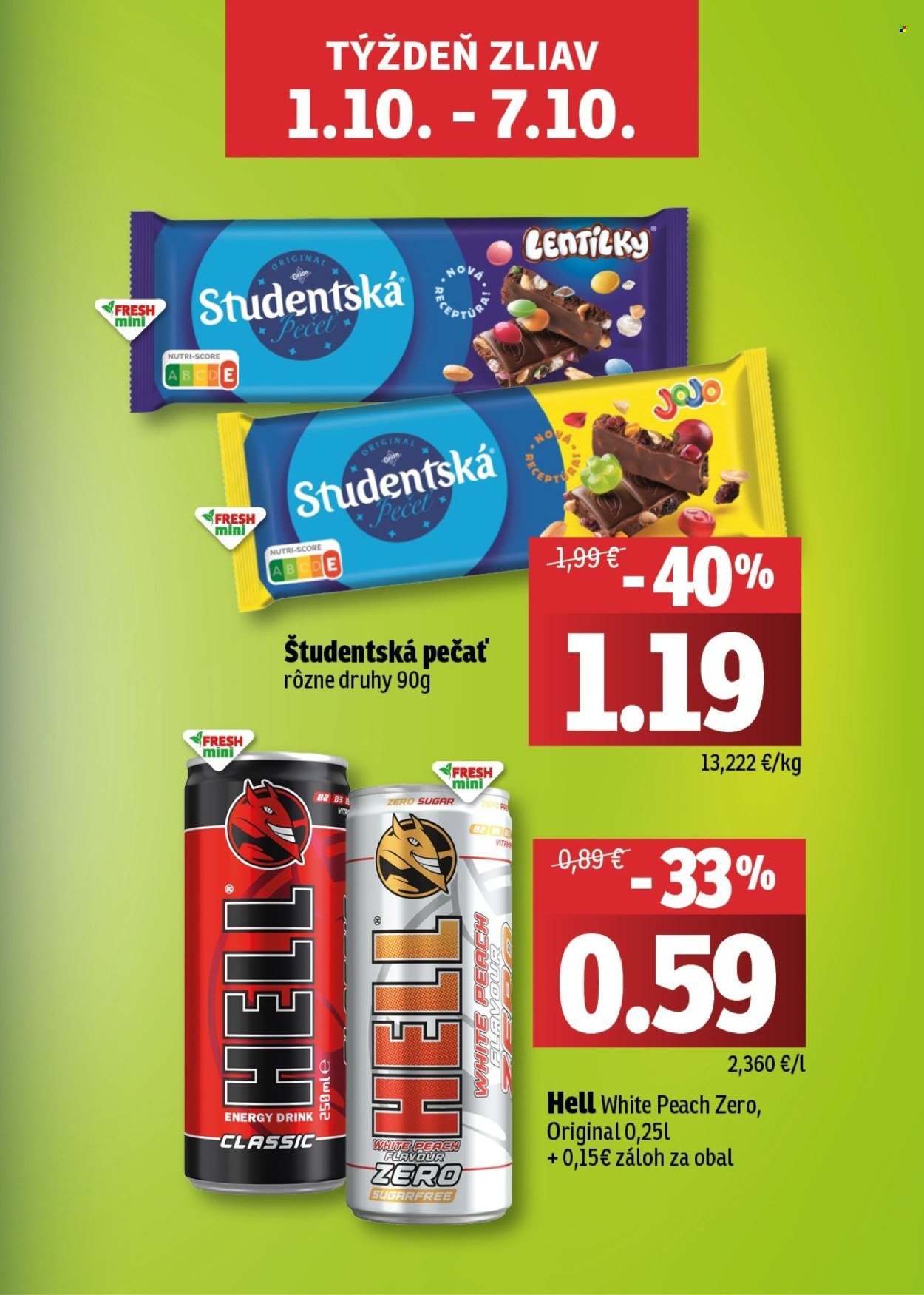 FRESH leták - Stredné a západné Slovensko