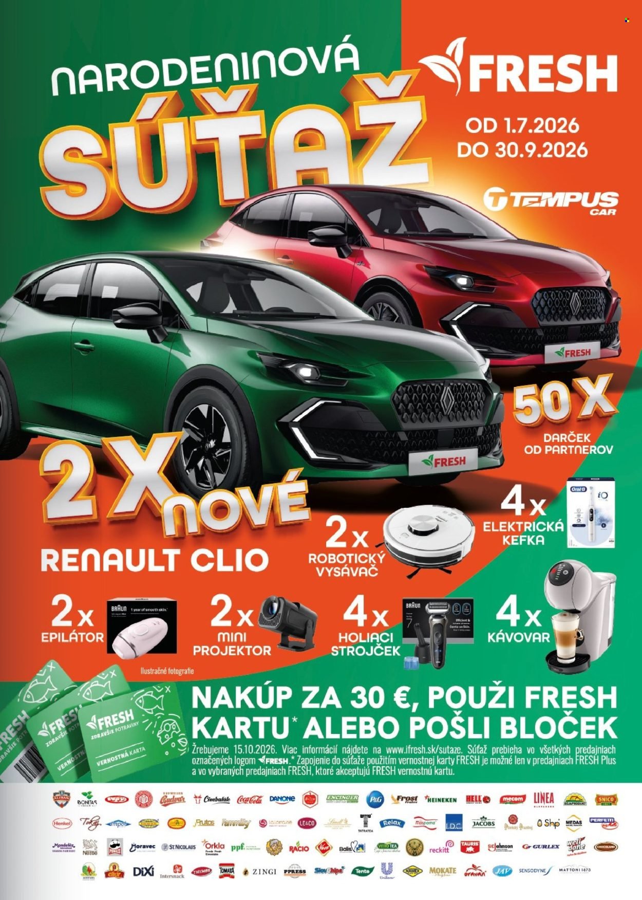 FRESH leták - Stredné a západné Slovensko